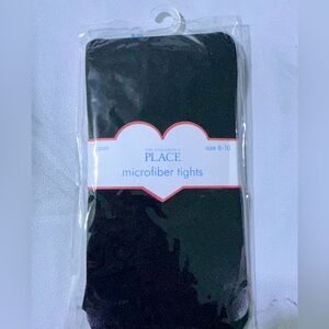 NEW Children's Place Girls Stockings Tights/ Pantyhose 8-10 Black Microfiber